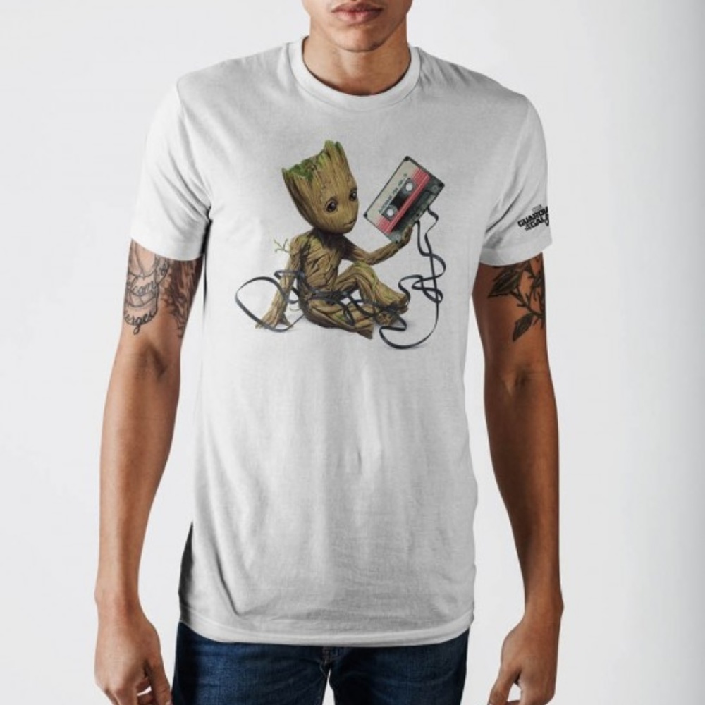 Guardians of the Galaxy Baby Groot Mixtape Tee